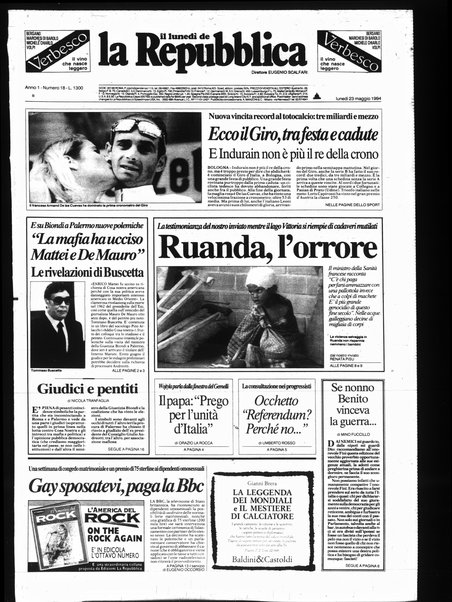 Il lunedì de La repubblica